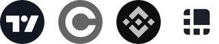 Partner branding and visual representation for Crypto Aurovex AI's strategic trading platform